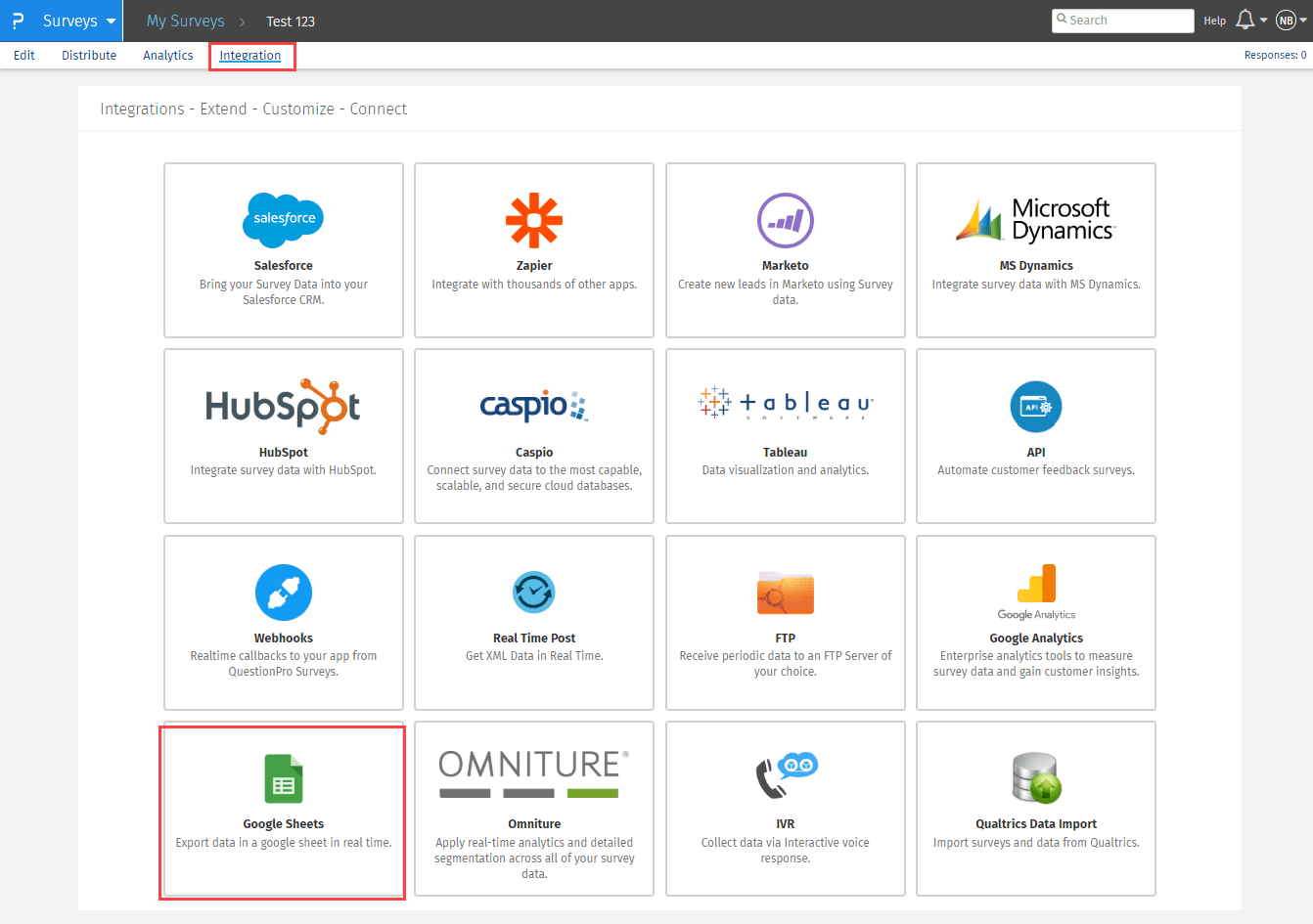 Survey Software Help Image